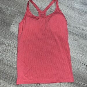 lululemon athletica Ribbed Racerback Tank - Coral Red